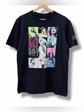 Taylor Swift  2023-2024 The Eras Tour Double Sided T-Shirt Black Size Small